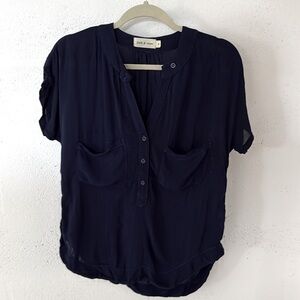 Ladies Anthro Cloth & Stone Tencel top-S